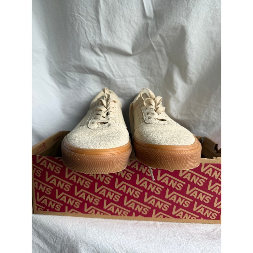Vans Ward Translucent Gum Creme Brulee Suede Sneakers VN000CV6CHW Womens 11